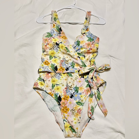 Summersalt x rifle paper co. Marguerite perfect wrap one piece - Picture 3 of 3